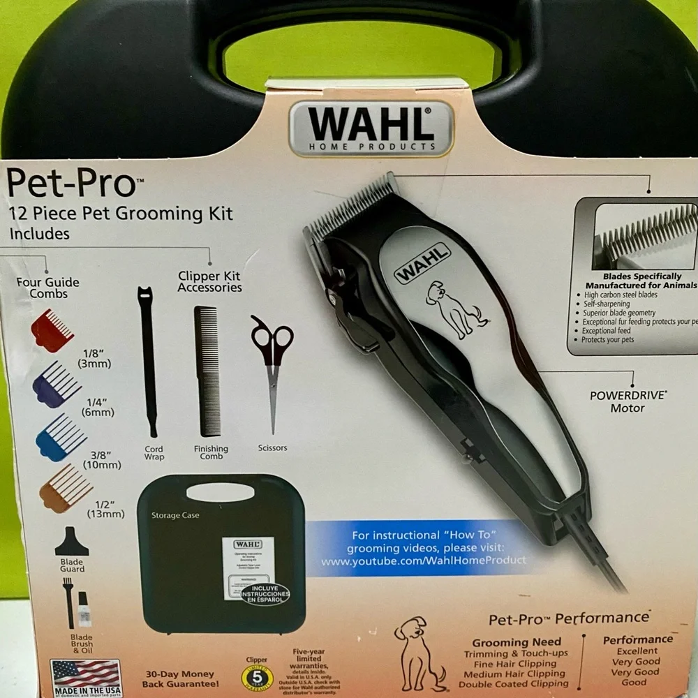 WAHL Pet-Pro Complete Pet Clipper Kit New